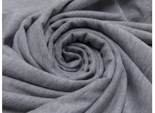 Jersey Uni - einfarbig hellgrau melange grau